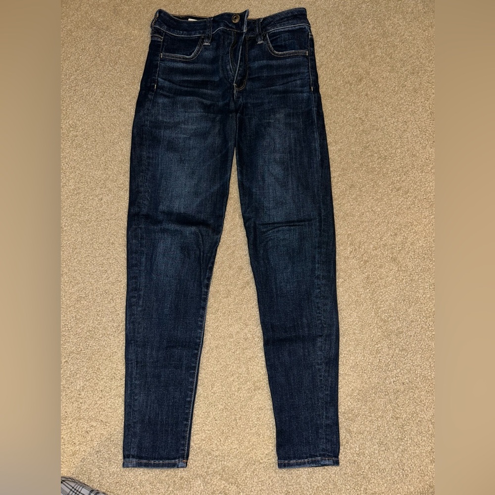 American Eagle Outfitters Dark Indigo Skinny Jeans